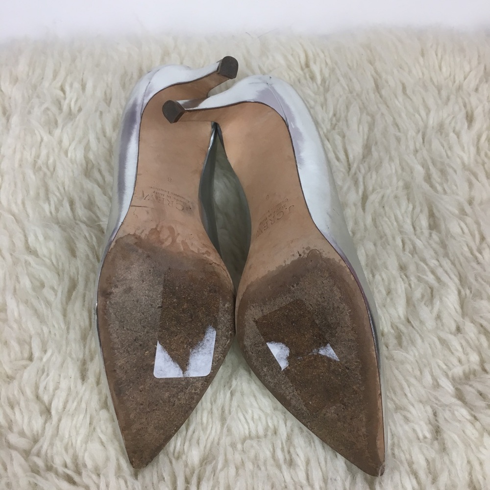 J crew metallic mirror everly heel leather pump - Picture 8 of 8